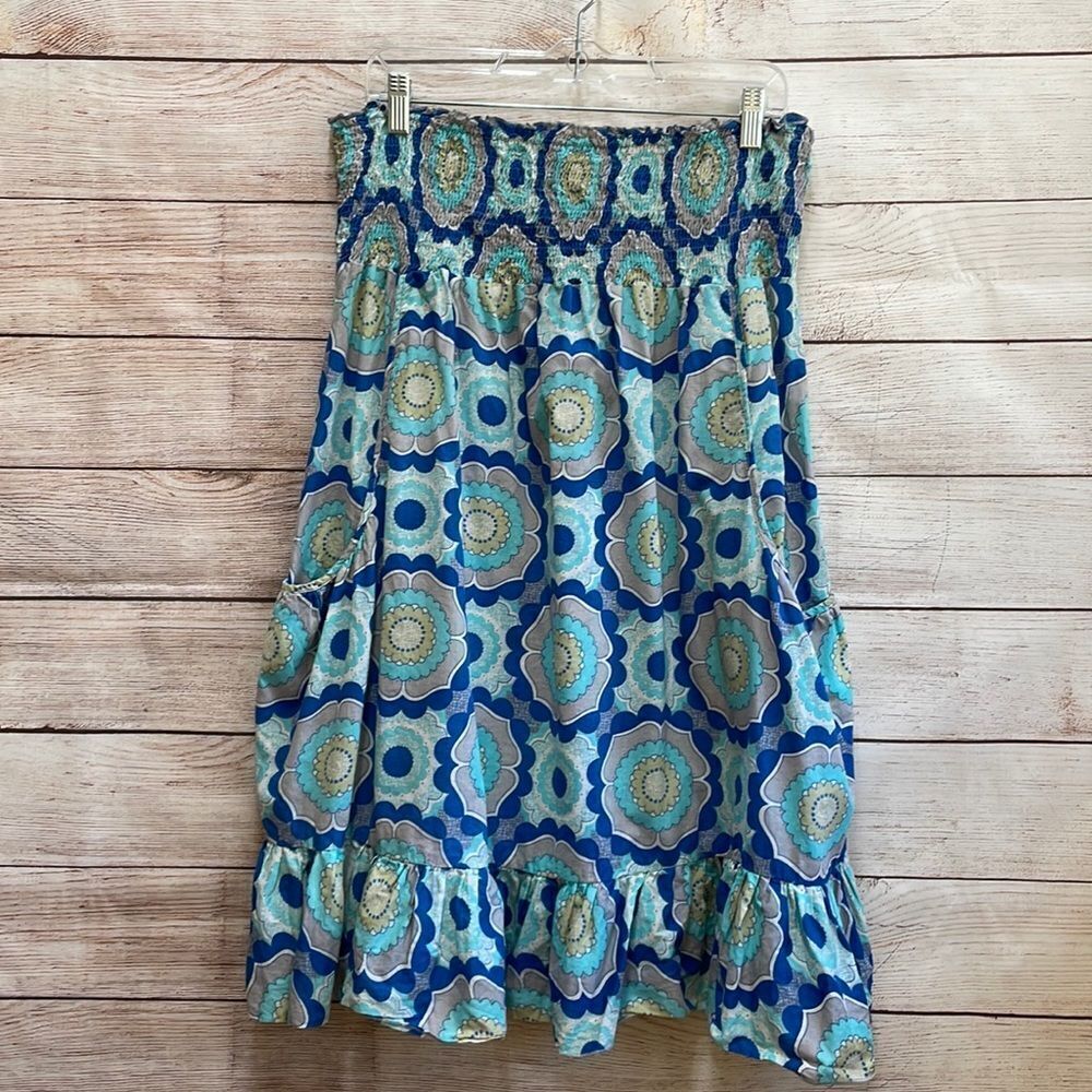 MOSSIMO BOHO SKIRT WITH‎ LARGE APRON POCKETS